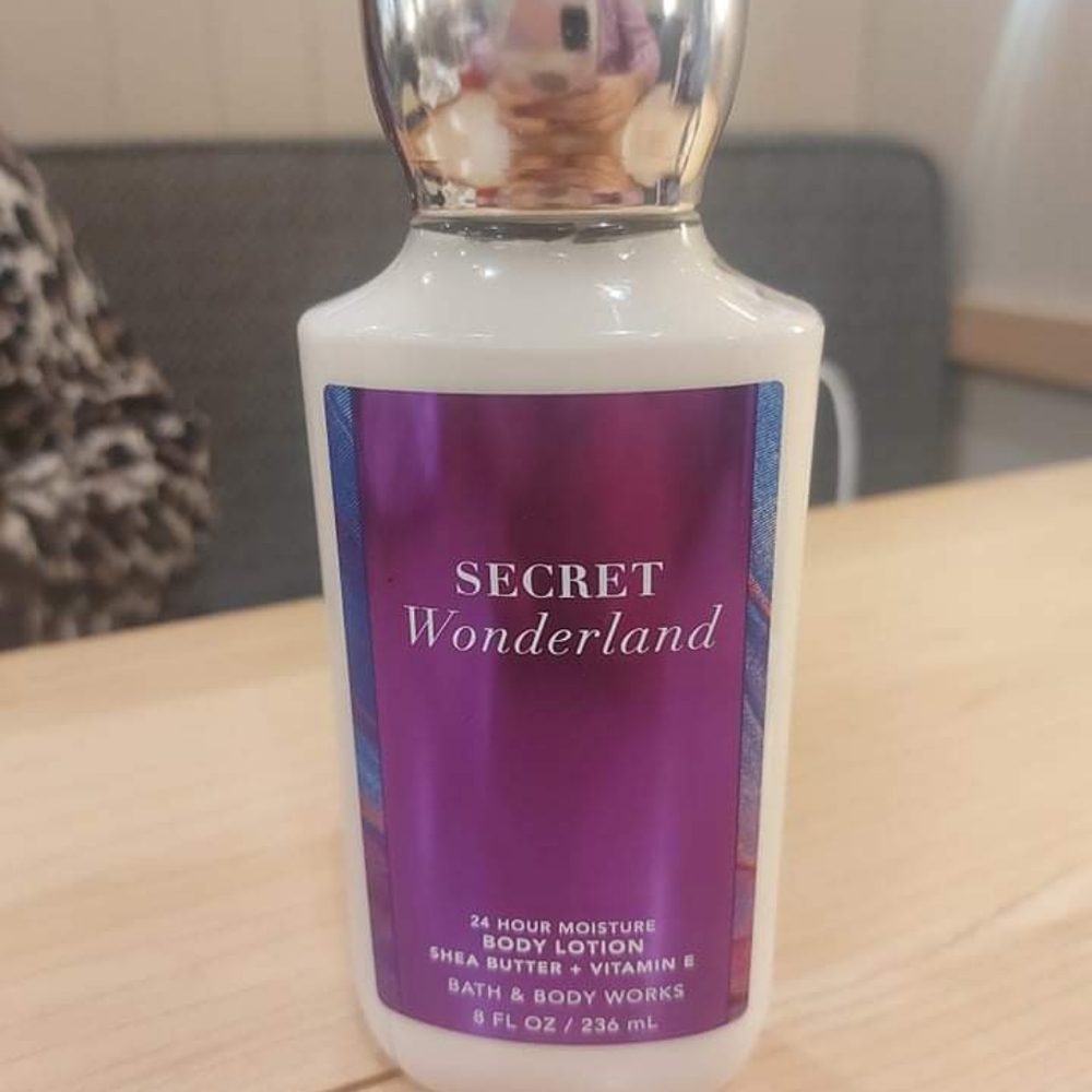 Bath and body works secret wonderland body cream.